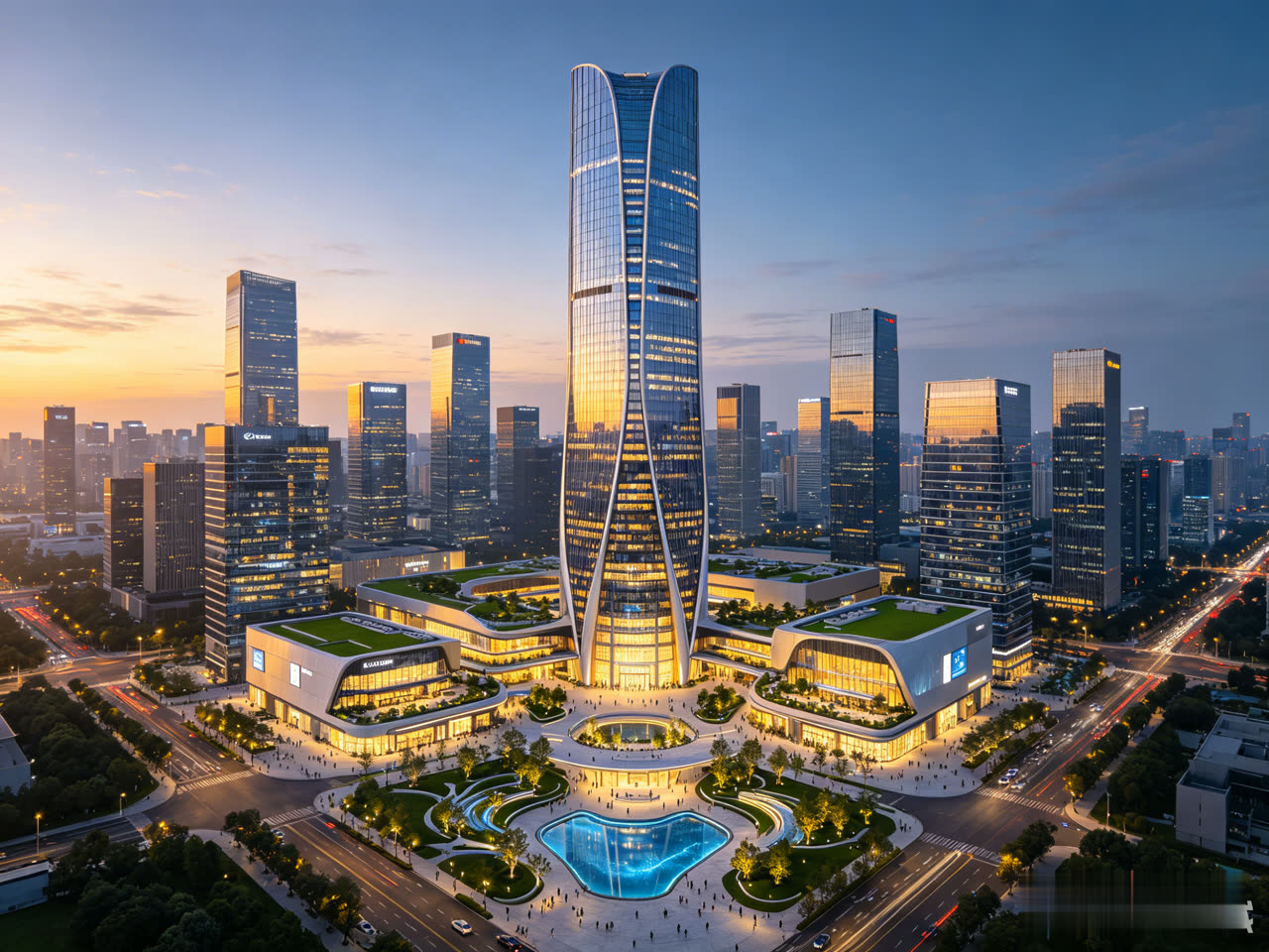 Lumen Tower — 写字楼地标