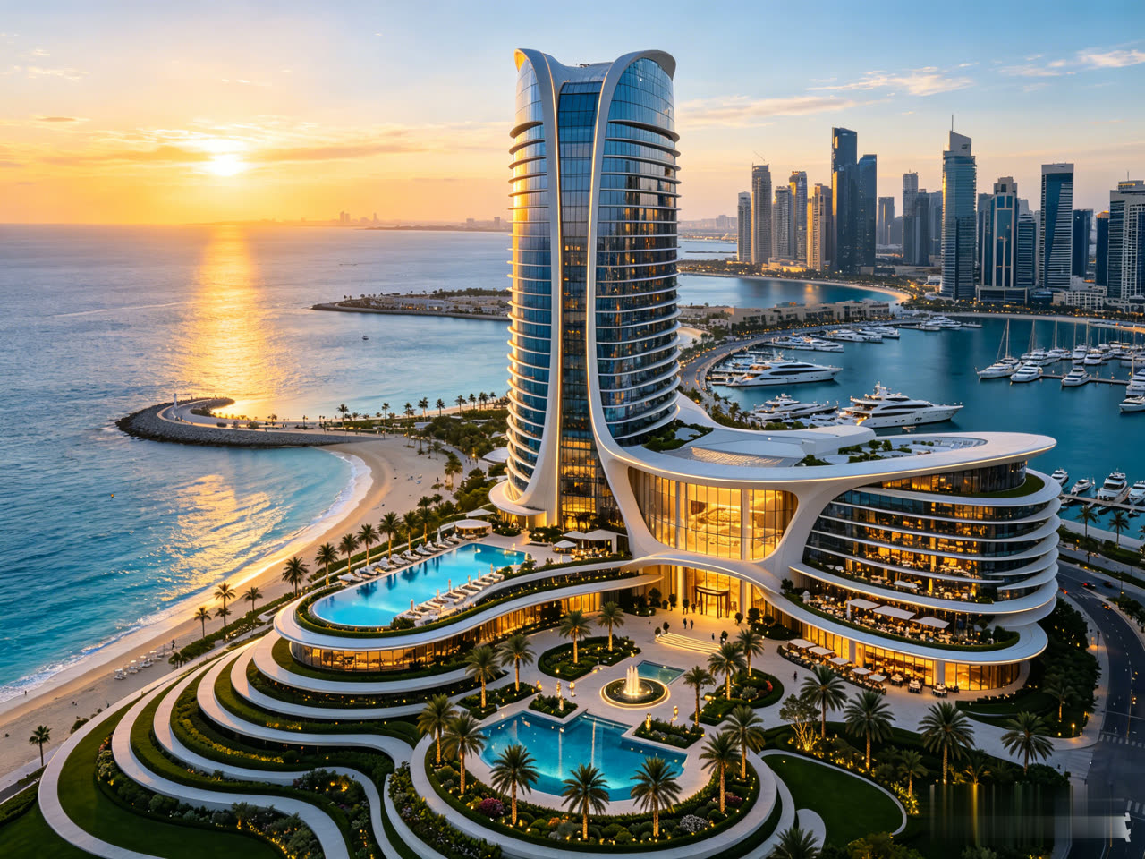 Marina Pearl Hotel — 五星滨海酒店